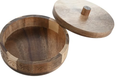 Caja madera natural pequeña