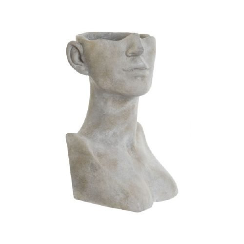 Macetero busto cemento