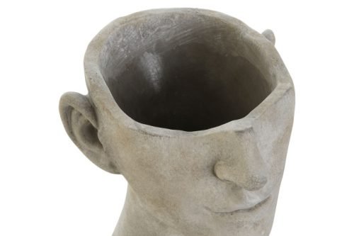 Macetero busto cemento