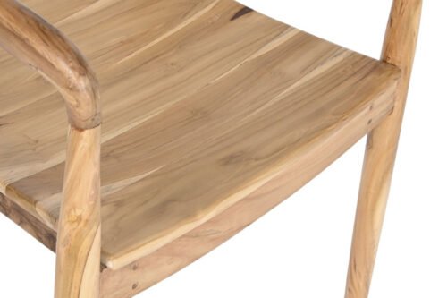 Silla teca natural